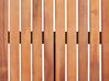 Balkontafel hangbaar verstelbaar acaciahout donkerbruin 60 x 40 cm UDINE_810115