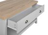 Coffee Table with Drawer Grey with Light Wood CLIO_749339