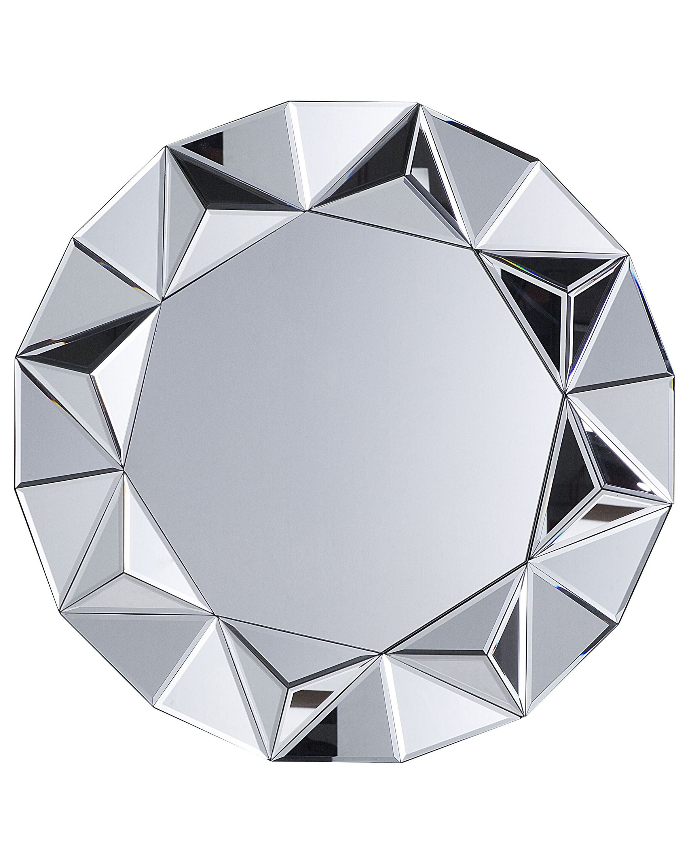 Specchio moderno 170x70 con cornice argento in vetro
