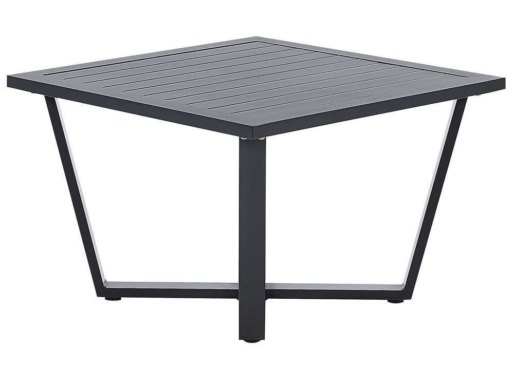 5 Seater Garden Corner Sofa Set Dark Grey VIZZINI Beliani.co.uk