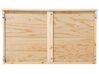Zestaw 2 szuflad pod łóżko drewniany jasny RUMILLY_702542