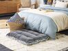 Velvet Dog Bed 90 x 60 cm Grey ERGANI_826435