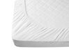 Cubrecolchón de algodón japara blanco 140 x 200 cm MULHACEN_834898
