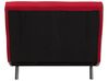 Fabric Single Sofa Bed Red FARRIS_700066