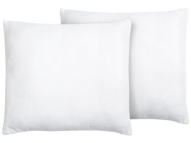 Lot de 2 oreillers 80 x 80 cm blanc ERRIGAL