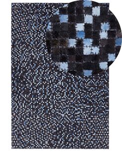 Кожаный коврик 140 x 200 см, коричнево-синий IKISU