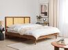 Wooden EU Super King Size Bed Light AURAY_901746