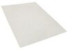 Vlnený koberec 140 x 200 cm krémová biela ELLEK_734508