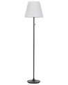 Lámpara de pie de metal negro/blanco 148 cm TORYSA_825948