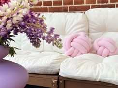 Solmutyyny sametti vaaleanpunainen 30 x 30 cm MALNI