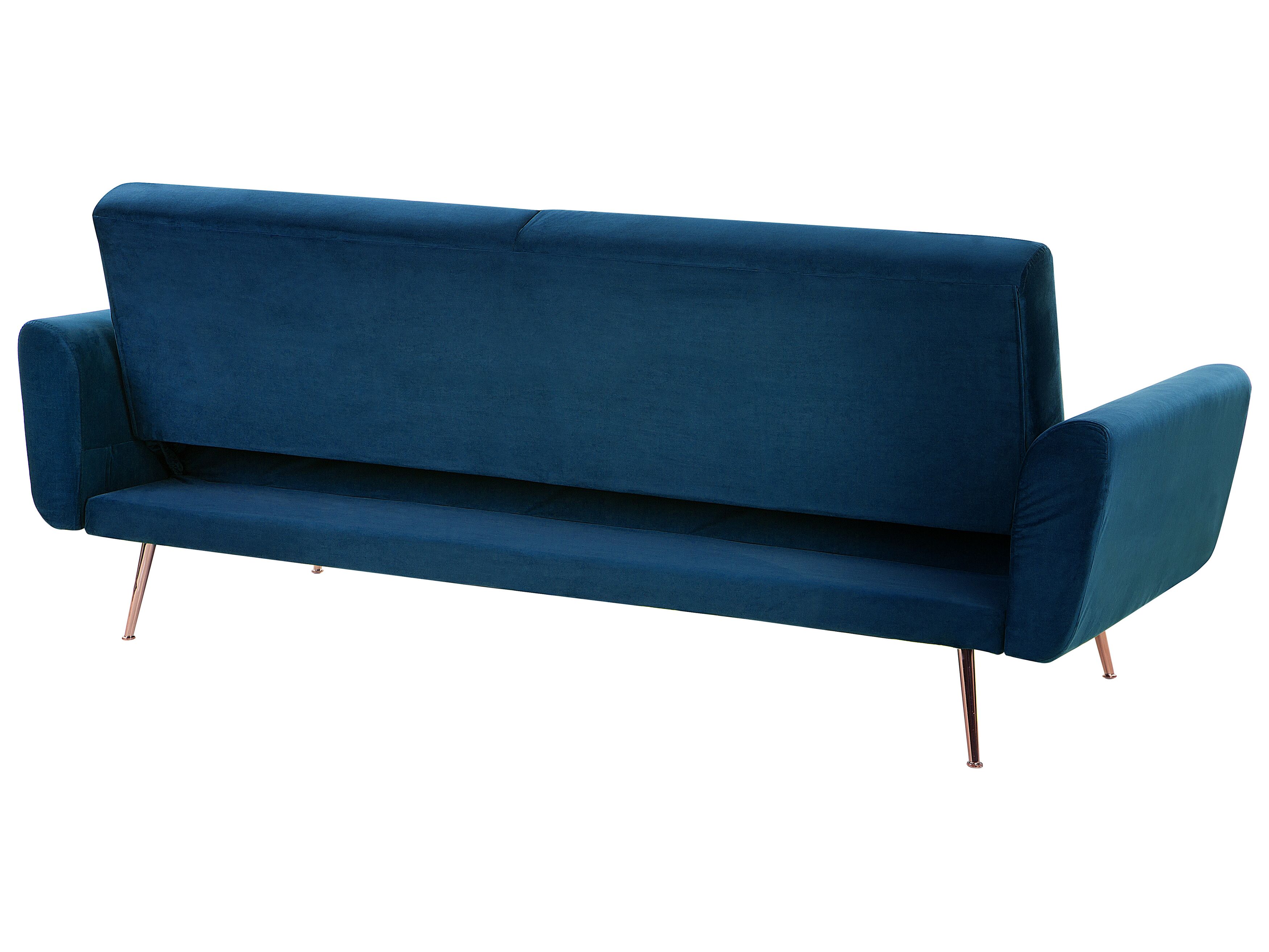 Pet Brands Dream Paws Star Schlafsofa Für Hunde – Klein, Marineblau Mit Goldenem Sternmuster | Stilvolles Hundebett