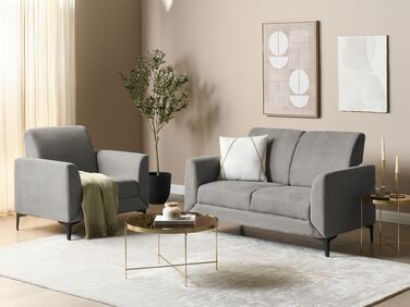2-seters sofa stoff grå FENES