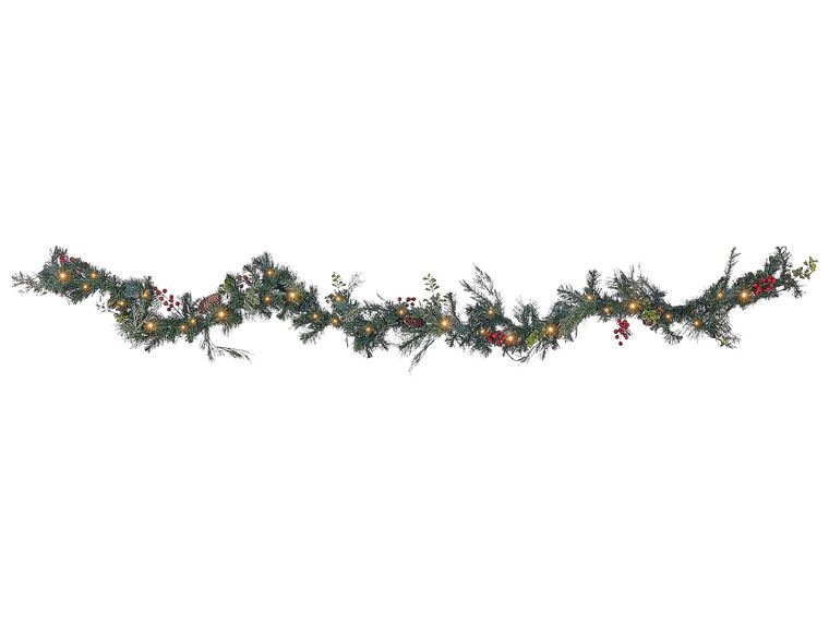 Vianočná girlanda so svetielkami 270 cm zelená ELBRUS_881167