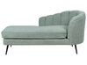 Right Hand Boucle Chaise Lounge Green ALLIER_887306