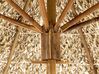 Tavolo da giardino con ombrellone legno di bambù chiaro 245 cm MOLISE_839874