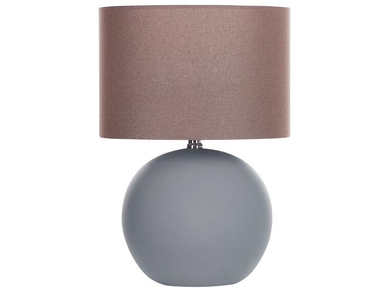 Ceramic Table Lamp Grey AREOSO_878718