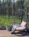 Hanging Chair with Stand Black ALLERA_824862