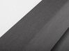 Cama continental de poliéster gris oscuro/plateado 180 x 200 cm PRESIDENT_690850