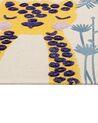 Cotton Kids Rug Leopard Print 80 x 150 cm Multicolour LUAS_866788