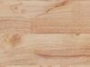 Schreibtischkombination mit Regal heller Holzfarbton / weiss 120 x 45 cm CHANDLER_817701