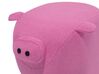Fabric Animal Stool Pink PIGGY_710651