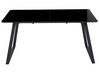 Rozkladací jedálenský stôl 150/180 x 90 cm čierny TOURAN_820918