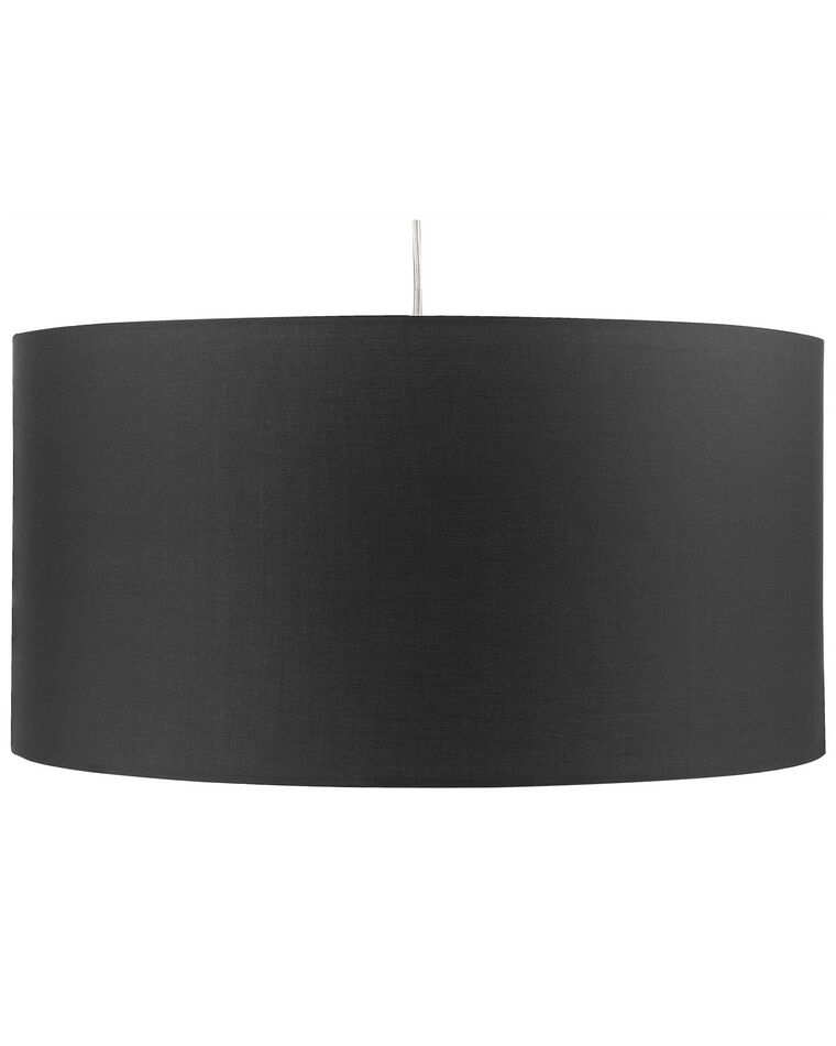 Lámpara de techo de poliéster negro/blanco 105 cm ELBE_67570