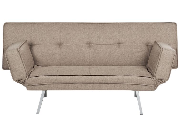 Tapicerowana sofa rozkładana brązowa BRISTOL_905047