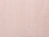 Manta de poliéster rosa pastel 200 x 220 cm BJAS_842954