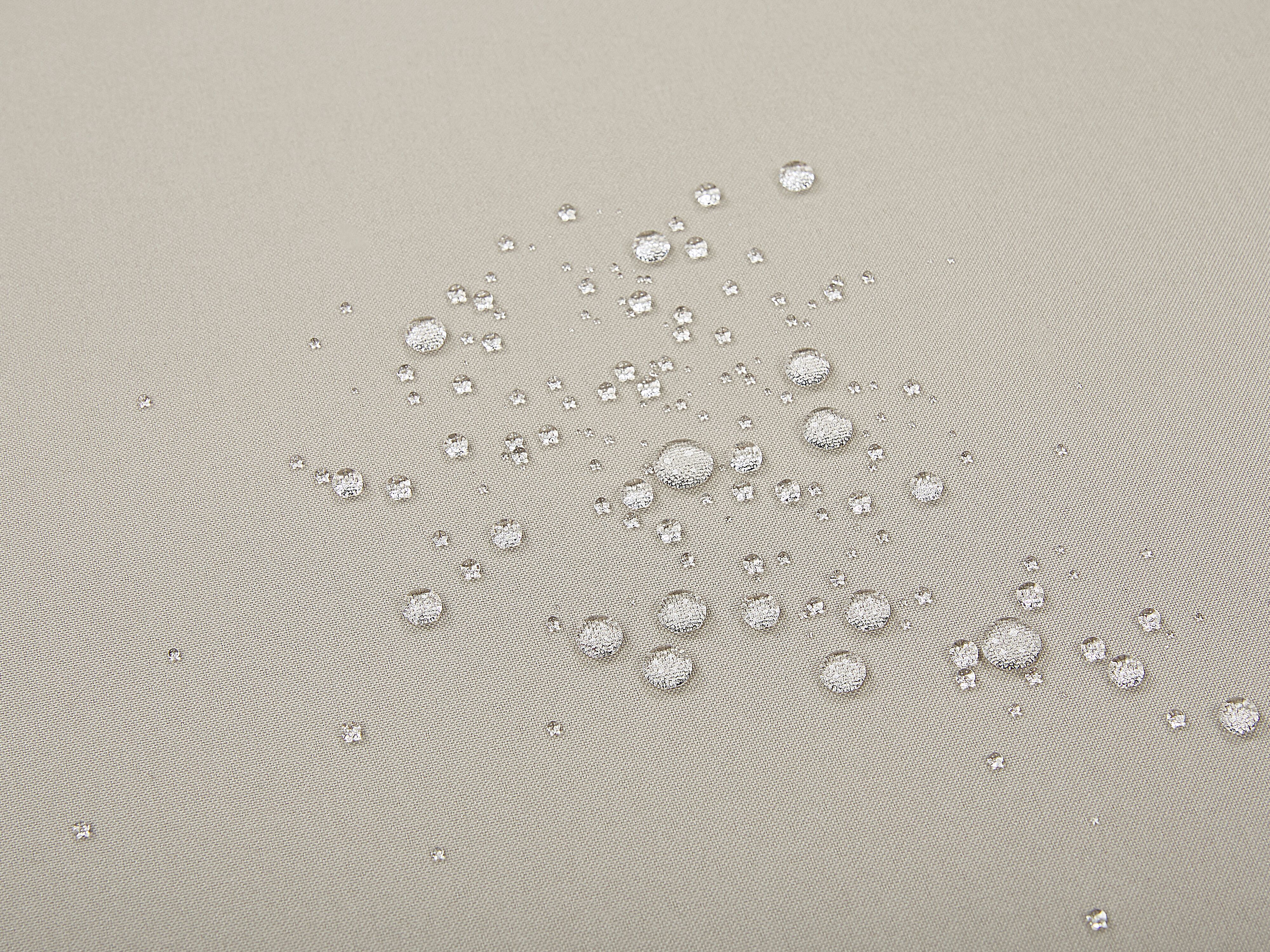 Ławka ogrodowa z certyfikowanego drewna 160 cm beżowa poduszka VIVARA