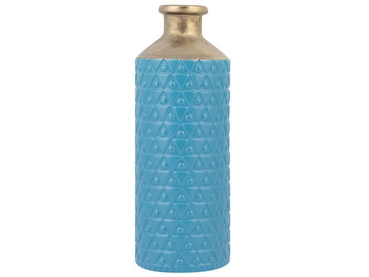 Vaso de cerâmica grés azul 39 cm ARSIN_733655