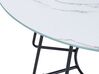 Konferenční stolek s mramorovým efektem černý/bílý BERNIE_851344