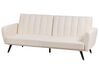 Fabric Sofa Bed Light Beige VIMMERBY_900017