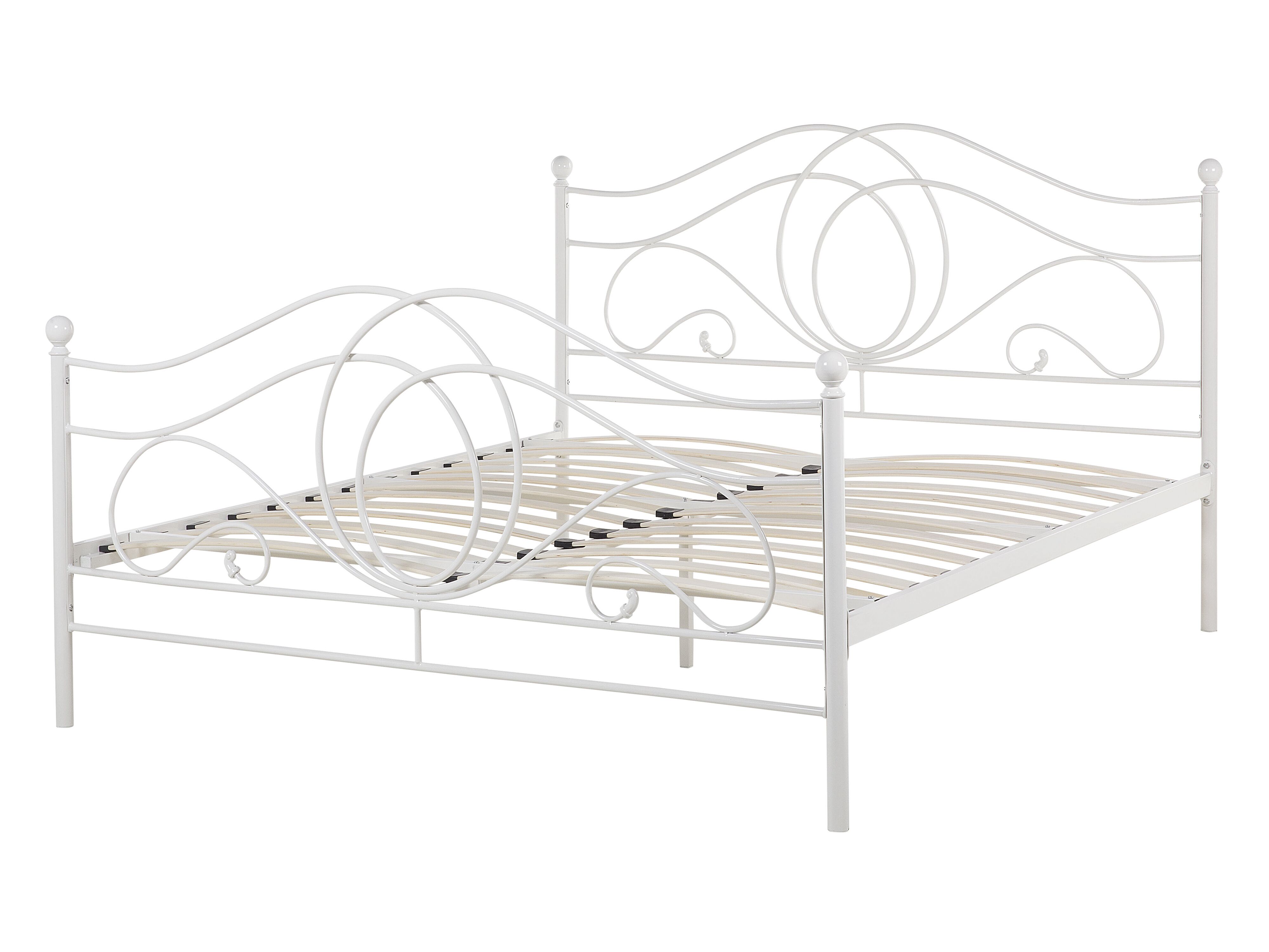 Metalls ng Vit 140 X 200 Cm LYRA Beliani se metalls-ng-vit-140-x-200-cm-lyra-beliani-se