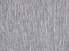 Loungeset 6-zits aluminium grijs/zwart FORANO_811023