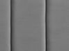 Cama con somier de terciopelo gris 160 x 200 cm VILLETTE_765450