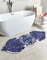 Dywanik łazienkowy bawełniany 150 x 60 cm niebieski CANBAR_904833