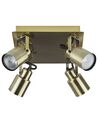 Candeeiro de teto em metal cor de bronze 4 luzes BONTE_828761
