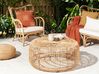 Rattan Round Garden Coffee Table ⌀ 85 cm  Natural RANDAZZO_854004
