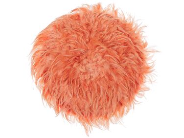 Feather Wall Decor ø 60 cm Coral Red JUJU