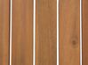 Conjunto de jardín 4 plazas de madera de acacia certificada clara/gris MANILA_803068