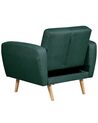 Zöld kárpitozott fotel FLORLI_905948
