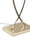 Lámpara de mesa de metal blanco/dorado 62 cm YASUNI_825514