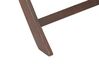 Összecsukható sötét faszínű akácfa szék kétdarabos szettben CESANA_868566