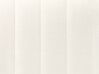 Reposapiés de terciopelo blanco crema/dorado 45 x 45 cm DAYTON_860648