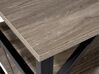 Coffee Table Taupe Wood with Black BOLTON_776538