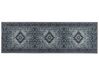 Vloerkleed polyester grijs 80 x 240 cm VADKADAM_831361