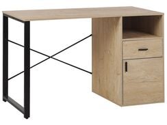 Työpöytä puinen mustilla jaloilla HUSTON Työpöytä puinen mustilla jaloilla HUSTON