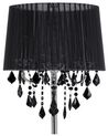 Crystal Floor Lamp Black EVANS_696064