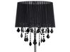 Crystal Floor Lamp Black EVANS_696064